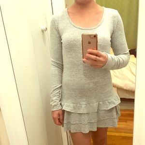Heather gray sweater tunic ...